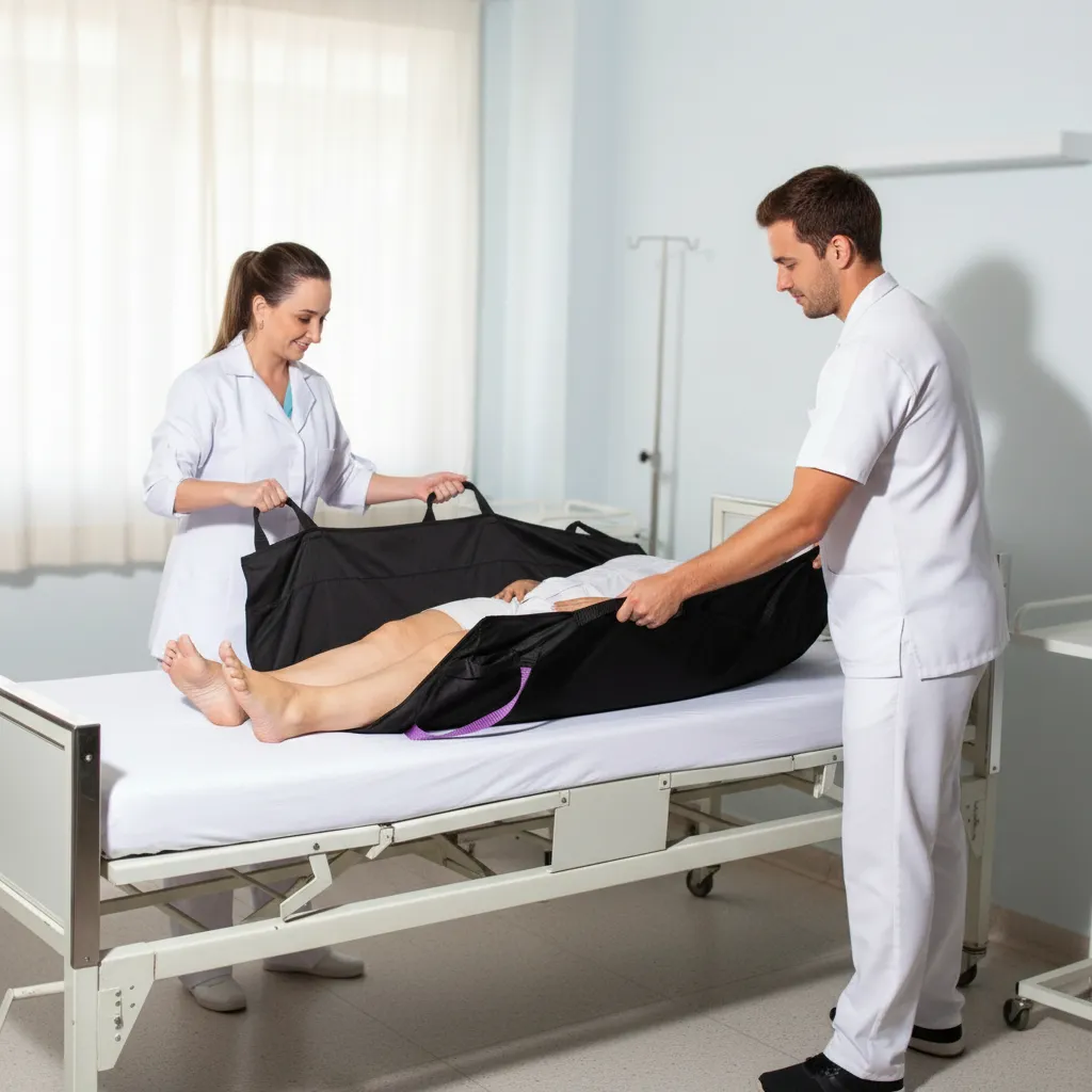 Lençol deslizante para transferência