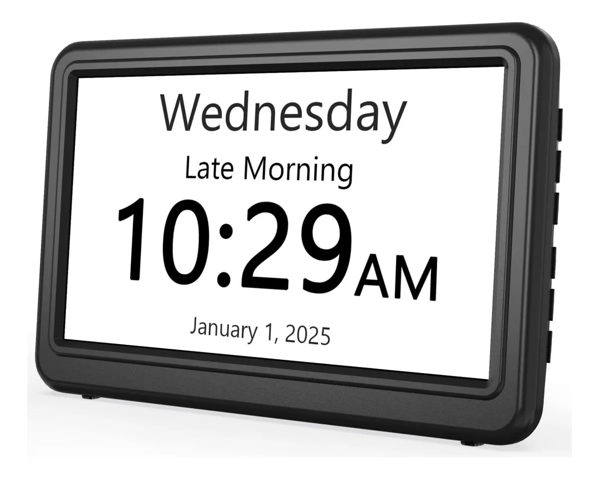 Relógio para orientação (data e dia da semana)